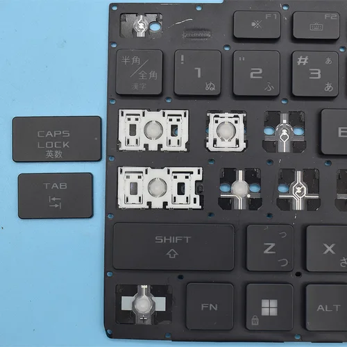 Imagen 2 del producto Reemplazo de teclado, tapa de llave, Clip de tijera y bisagra para Asus Rog Strix G16 2023 G614 G614J G634, bisagras de teclado, luz