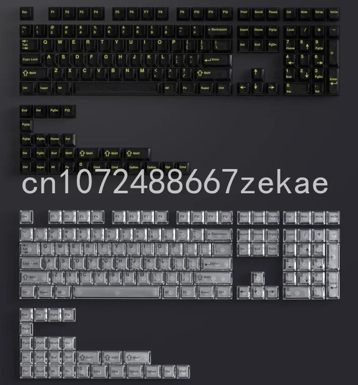 PC Material: Transparent Keycaps, Original Factory Height 68/84/87/98/100/104