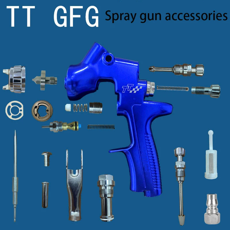 Original Automobile Paint Spray Gun GFG TT Paint Spray Gun Accessories Repair Oil Leakage Bracket Gun Rack Three Piece Spray Gun