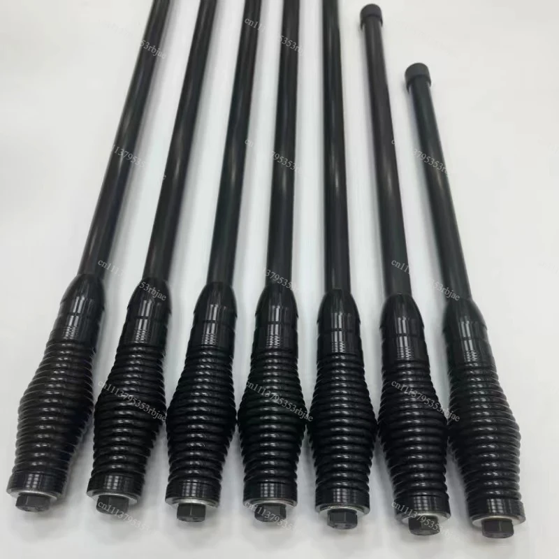 Bullbar decorative bar and automotive antenna flagpole:bold screw spring,large height limit belt to enhance off-road performance