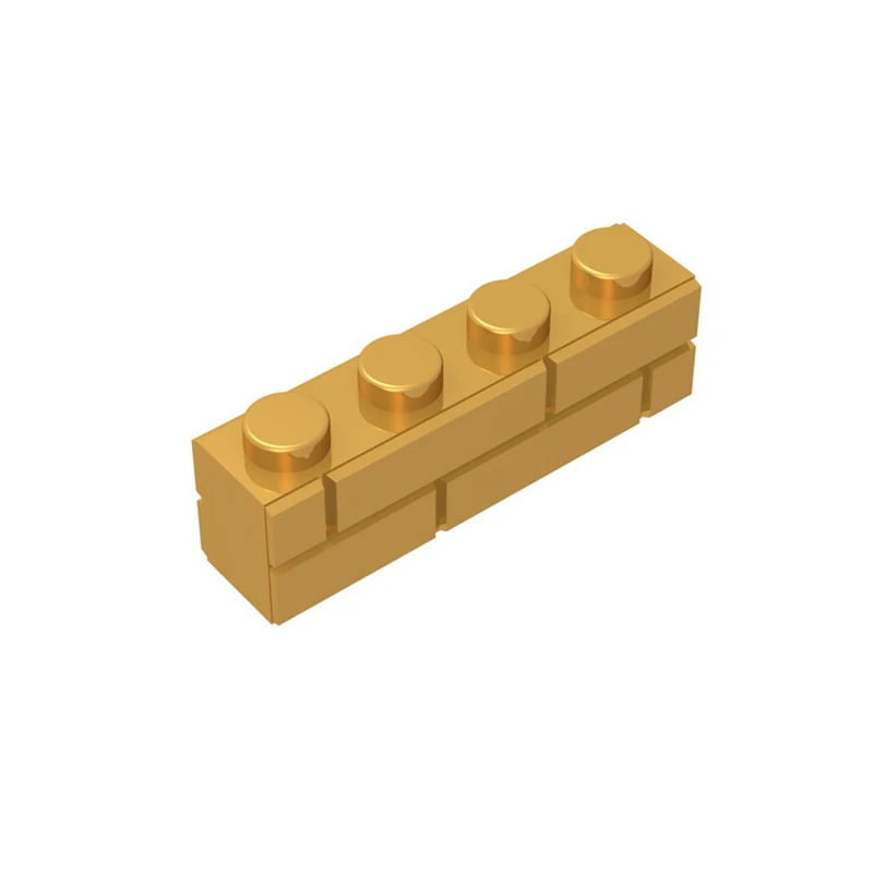 Gobricks MOC 호환 조립 입자 15533 벽돌 특수 1x4 벽돌, 석조 벽돌 빌딩 블록 부품, 교육용 장난감