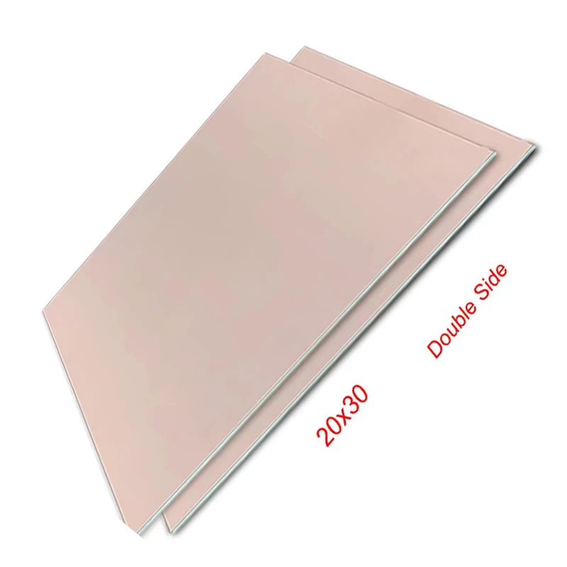 1 pcs FR4 PCB 20*30cm Double Side Copper Clad Plate DIY PCB Kit Laminate Circuit Board 20x30cm 200x300x1.6mm