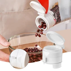 Food Storage Bag Sealing Clips Plastic Cap Sealer Clip With Pour Spouts Snack Candy Storage Fresh Clamp Kitchen Organizer