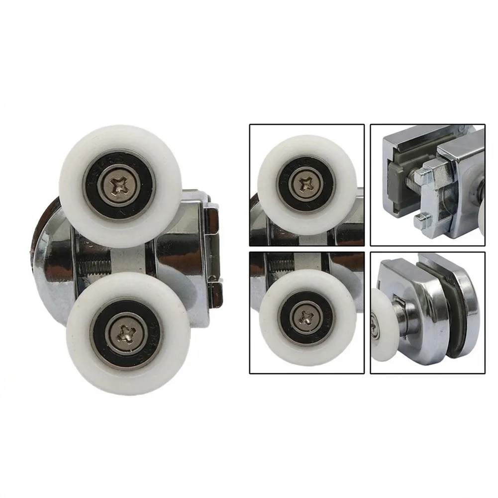 Replacement Pulley for Sliding Glass Shower Doors Supporting Alignment Retention and Low Noise Movement Characteristics