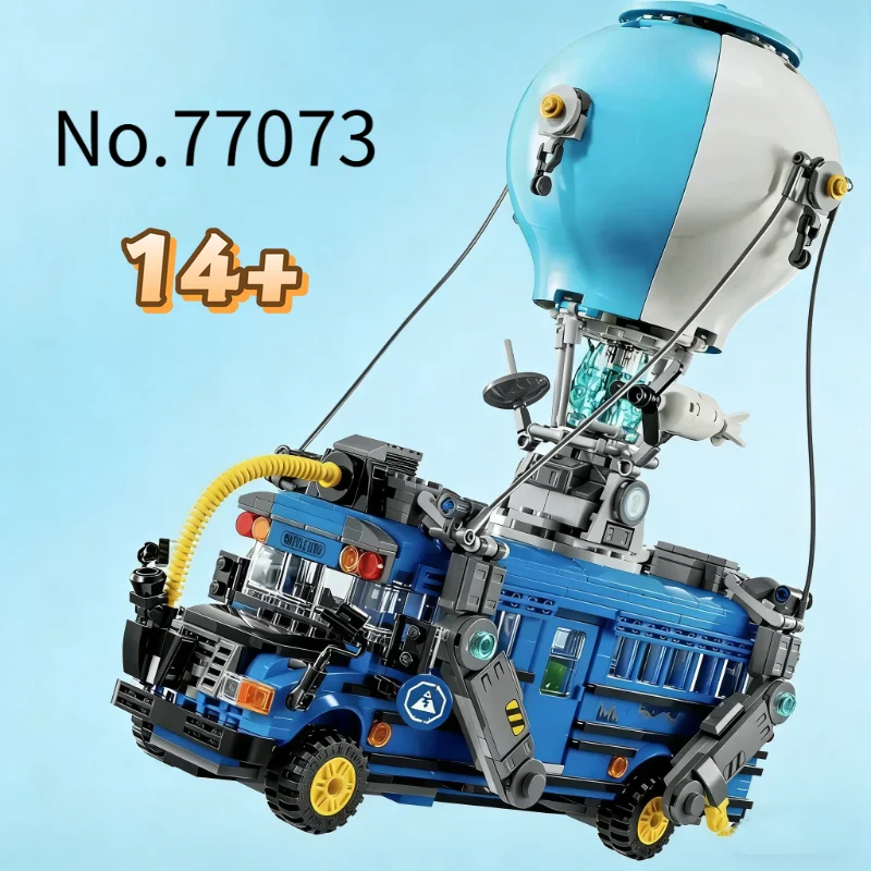 

Новый конструктор-автобус 954 детали, модель MOC 77073, совместимый с другими блоками, идеально подходит для подарков на день рождения и праздники