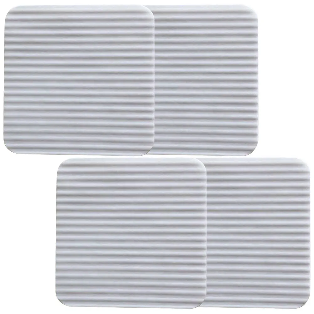 Afbeelding 4: 4 stuks eenvoudig aan te brengen tapijttape, antislip tapijtgrijper voor keuken, badkamer, kantoor, thuisgebruik, houdt tapijten vast op hardhout en laminaat.