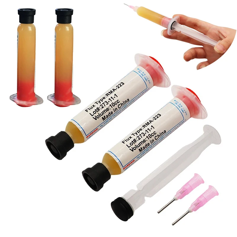 Flussmittel Für Löten Lotpaste RMA223 RMA-223 Lötpaste Fett Computer Chips Telefon LED BGA SMD PGA PCB Reparatur Werkzeuge