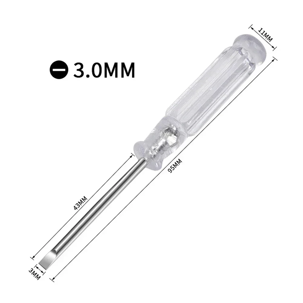 Repair Cross Screwdrivers Slotted 95mm / 3.74Inch Mini Replacement Small Tool Transparent Top-quality 2021 New