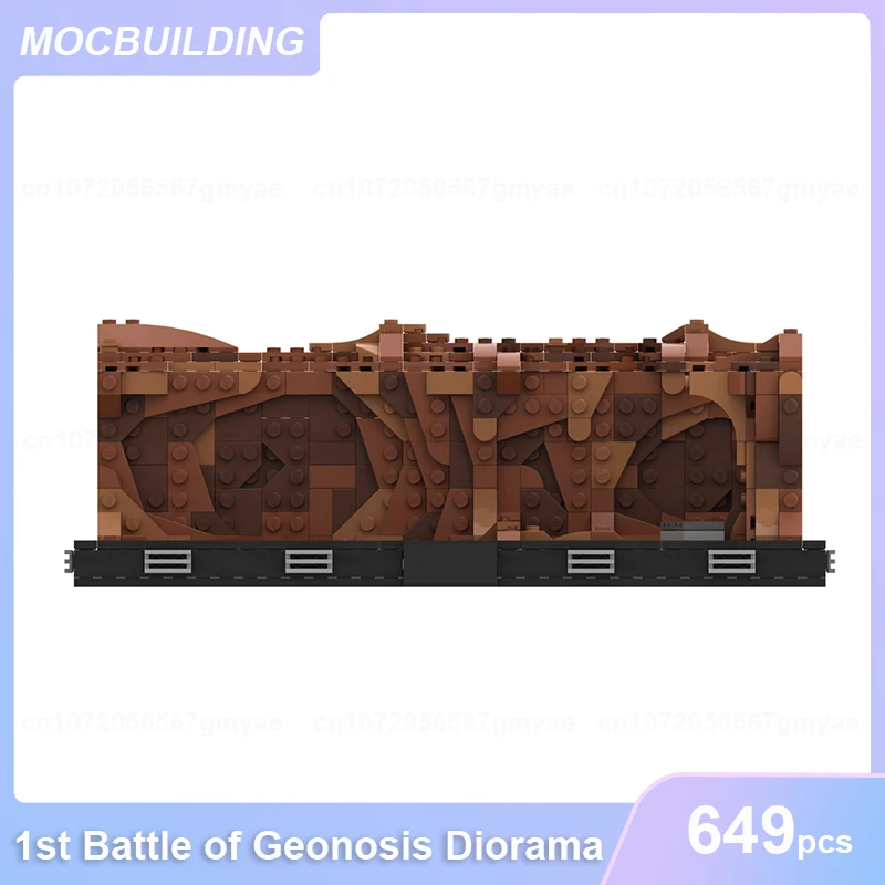 First Battle of Geonosis Diorama Model MOC Building Blocks DIY Assemble Bricks Collection Display Creative Toys Gifts 649PCS