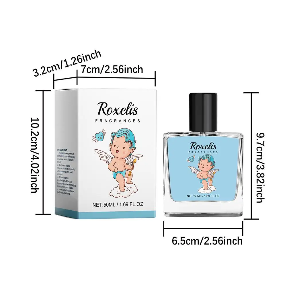 Roxelis Men's Perfume Cupid Angel Fragrance Rich Cologne Releases Charm Elegant Charm Lingering Fragrance Cologne Perfume