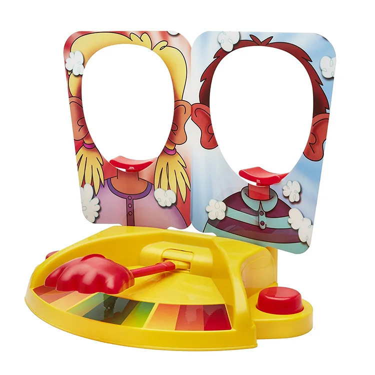 Jeu De Gâteau à La Crème DSOUWEH – Visage éclaboussé, Tourniquet, Jeu De Fête Hilarant, Plastique Sûr, 38x18,5x33 Cm