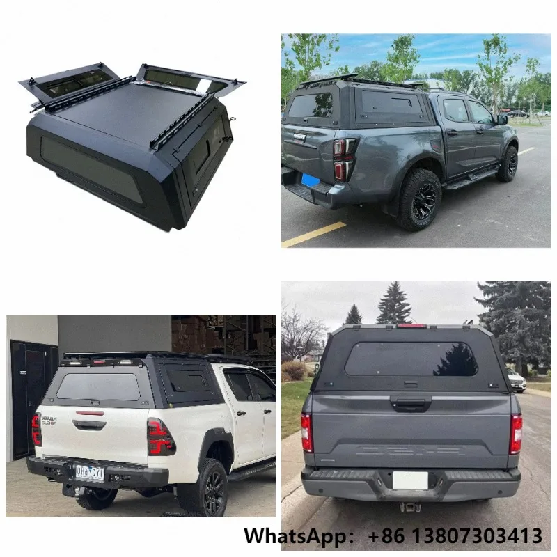 Top-level Factory Pickup Hardtop Canopy for Toyota Hilux Isuzu D-Max Topper Aluminium Waterproof Truck Camper Shells Ford F150