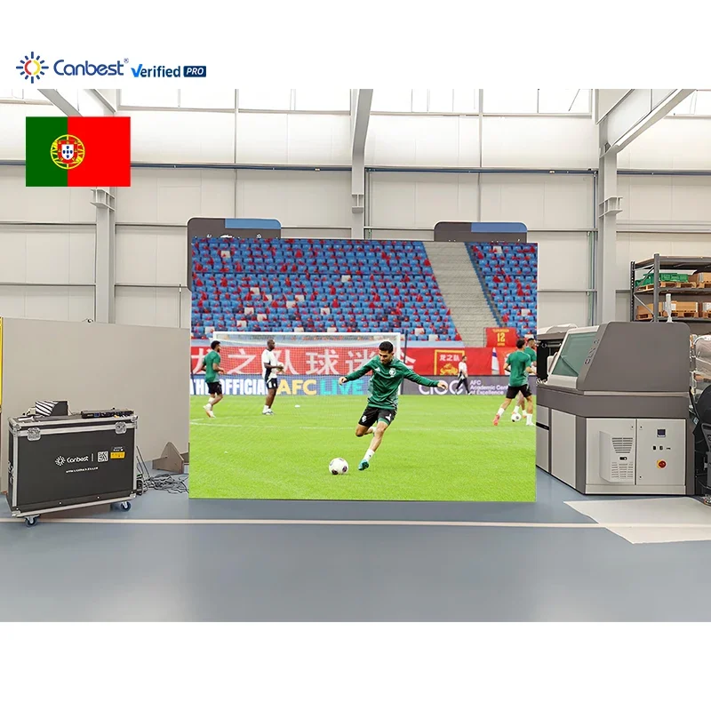 P2.6 4000X3000mm 13.12X9.84ft Modular Indoor Rental LED Video Wall Display Screen for Portugal Large Trade Show Events