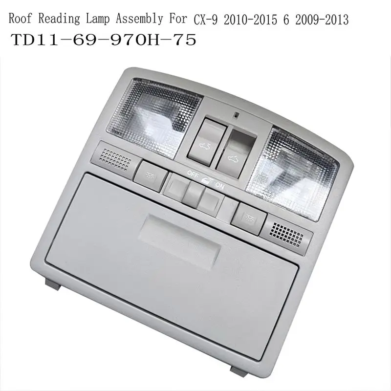 Ingenious-Overhead Console Ceiling Lamp Assembly TD11-69-970H-75 Roof Reading Lamp For Mazda CX-9 2010-2015 6 2009-2013