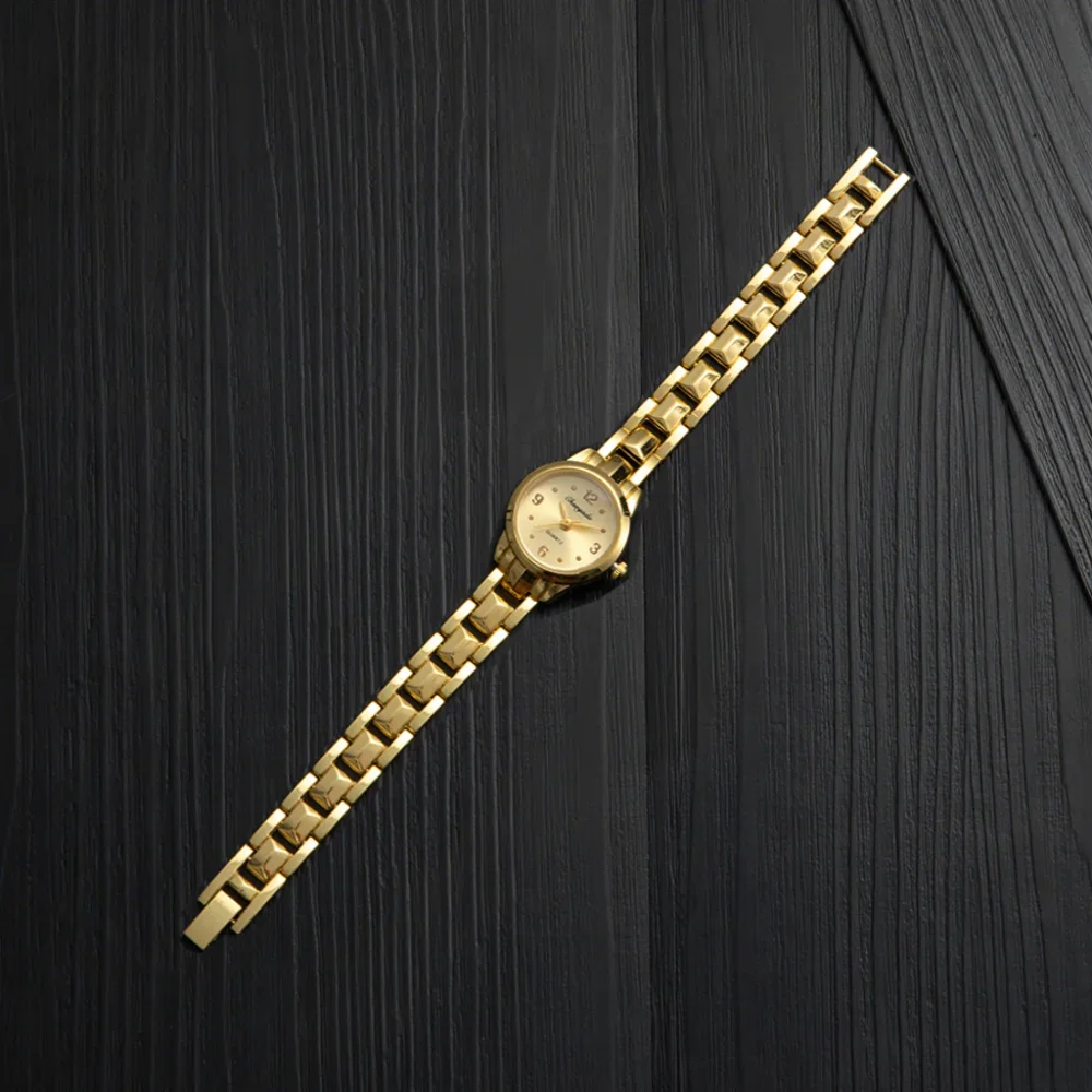 2 قطعة ساعات يد نسائية خمر الذهب السيدات كوارتز ساعة اليد الفاخرة أنيقة امرأة ساعة ساعة هدية reloj para mujer