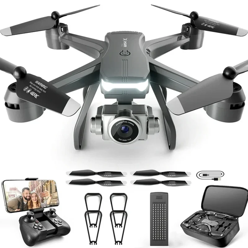 V14 Drone 4k profession HD Wide Angle Camera 6K WiFi Fpv Drone Dual Camera Height Keep Drones RC Helicopter Toys Gift