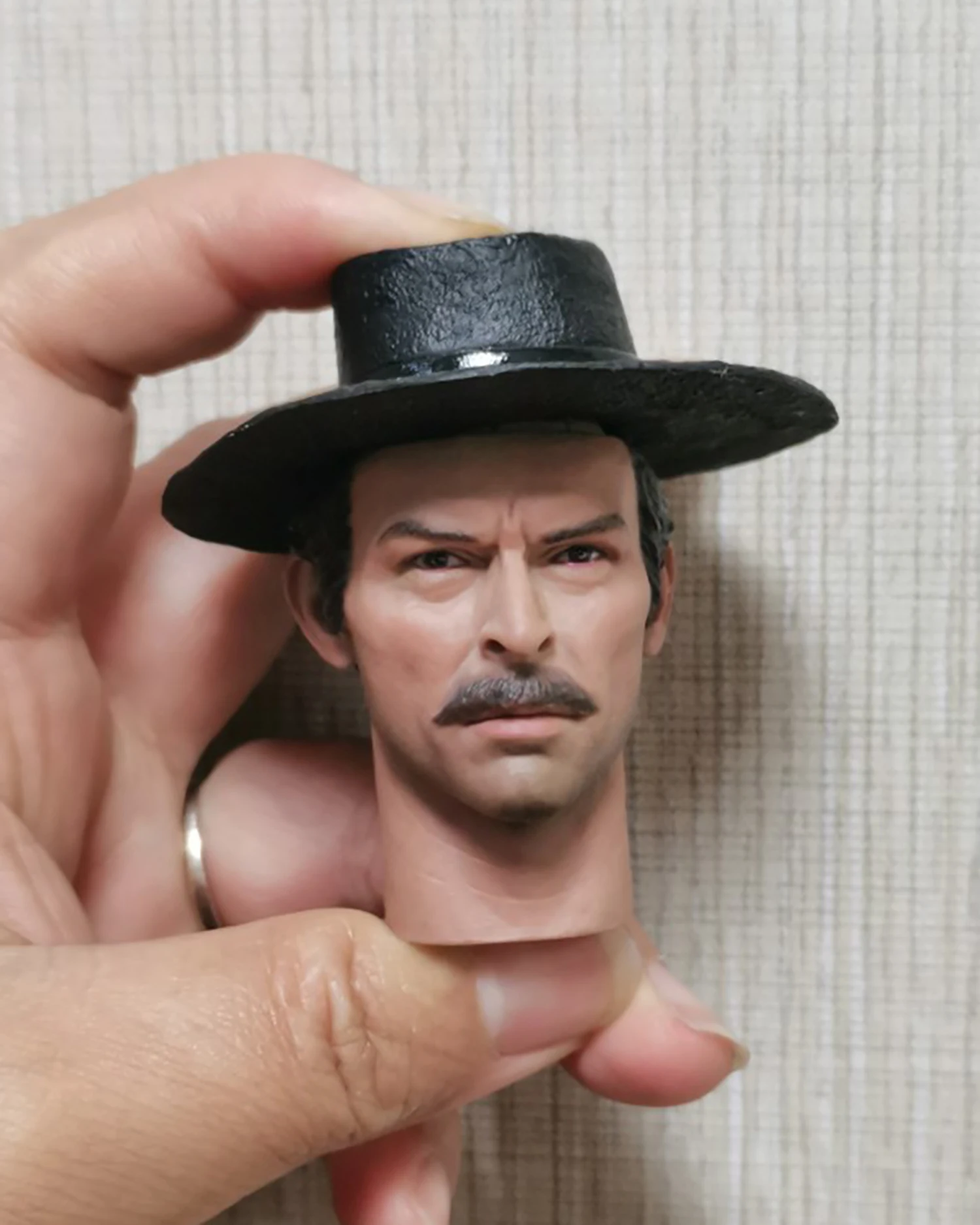 Lee Van Cleef Cowboy Man Head Carved 1/6 Movie Actor Head Model Fit 12\'\' Redman Hot Toys Action Figure