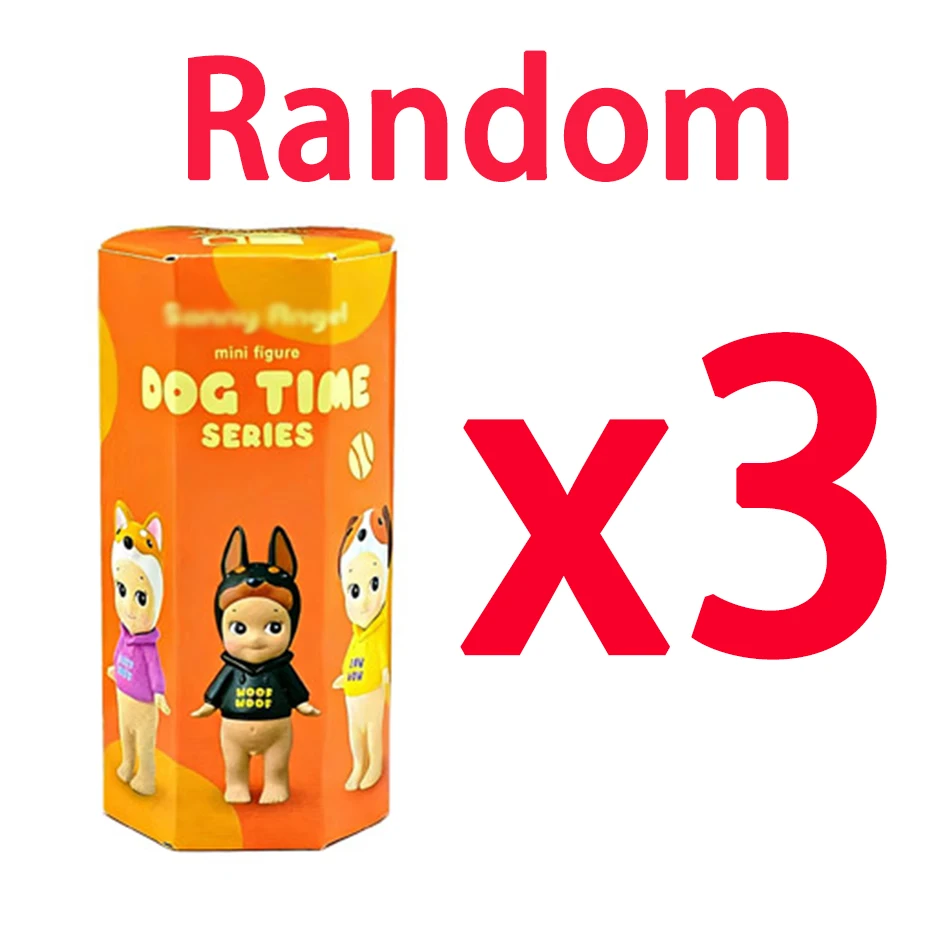 2026 Niedliche Hunde-Serie Mini-Figuren, Kawaii Tierkopf PVC-Figurinen, Blind Box Sammelspielzeug