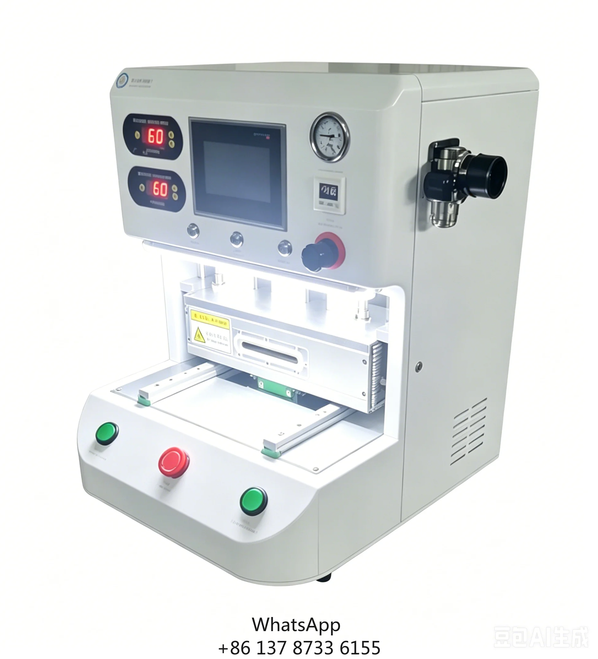 PLC Controlled Automatic Vacuum Lamination Machine For Mobile Phone Screen Exposure Laminating
