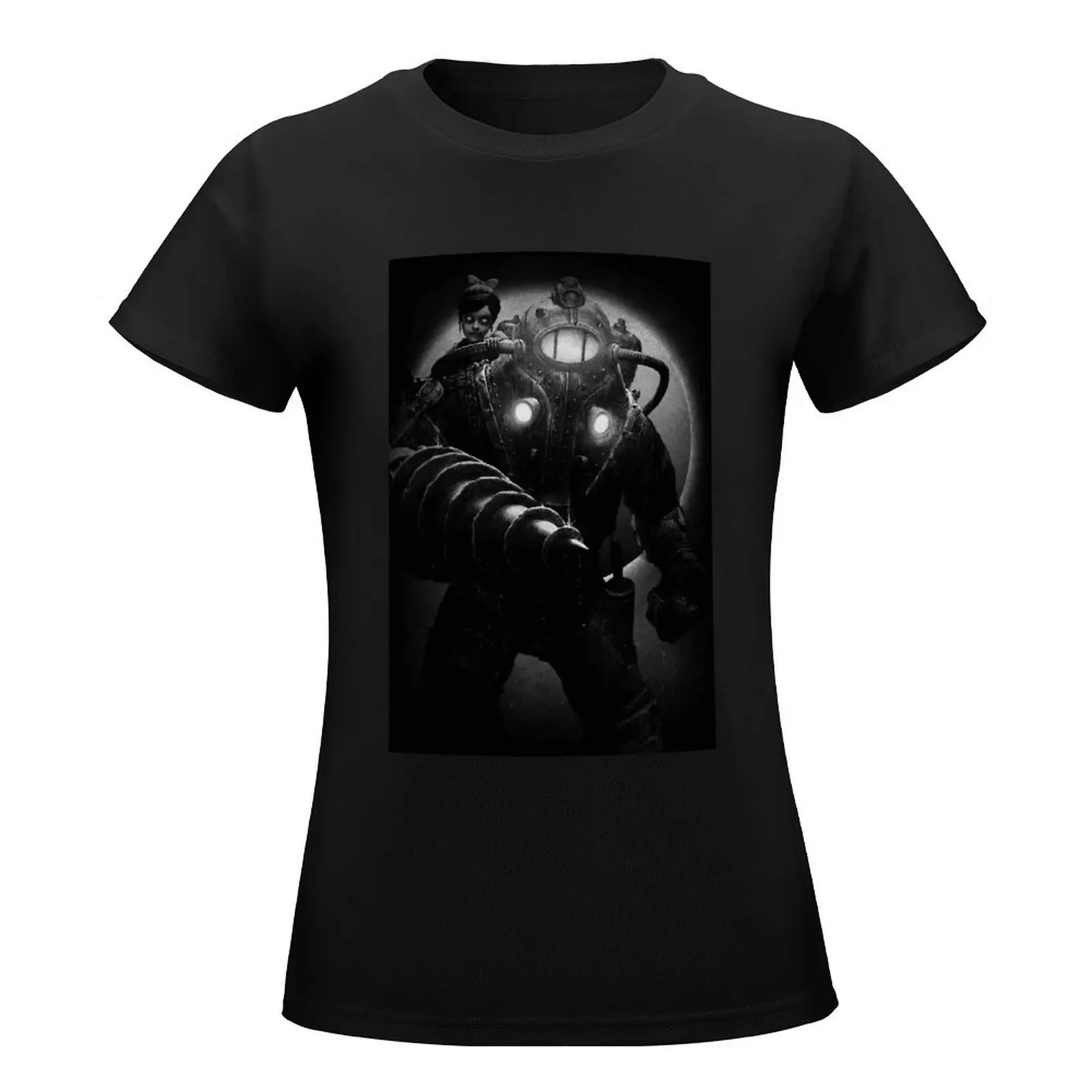 Bioshock Art Board Print For Sale Crewneck T-shirt Movement Top Tee Premium Lovely Home