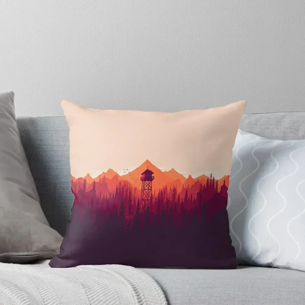 Firewatch watch tower Throw Pillow Pillow Cover Pillow Case luxury home accessories christmas decorations 2025