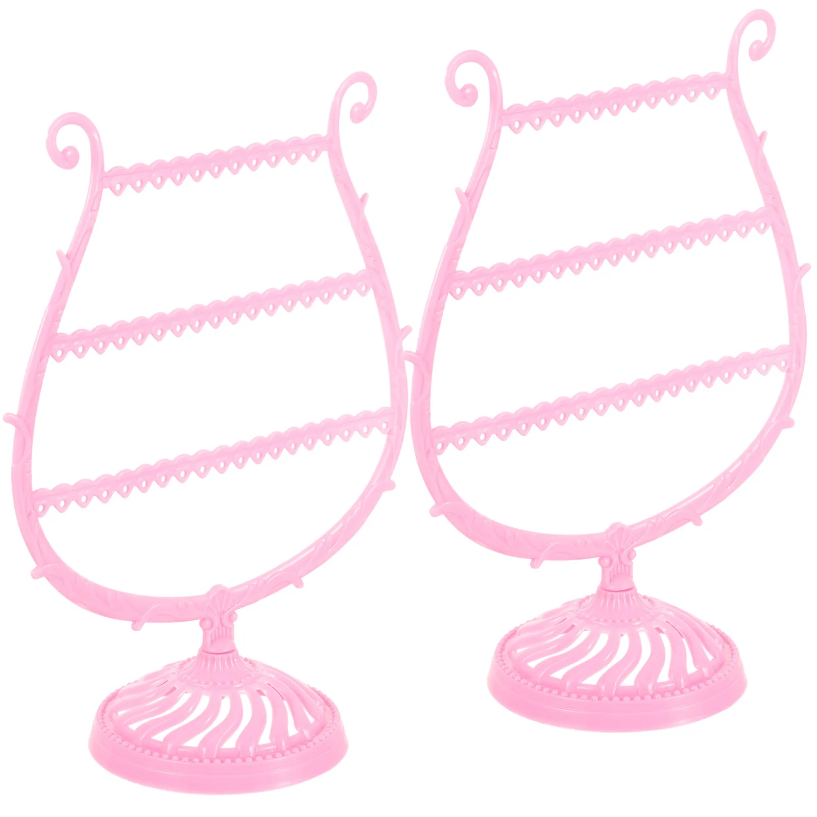 

2pcs Earring Display Stands Jewelry Organizer Earrings Storage Holder For Women Dangle Earring Stand Small Compact