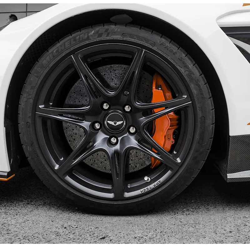 4 قطعة 56 مللي متر ملصقات عجلة السيارة غطاء محور المركزي شعار السيارة شارة مائي لشركة هيونداي جينيسيس N-LINE I10 I20 I30 I40 IX20 IX35 كونا #5