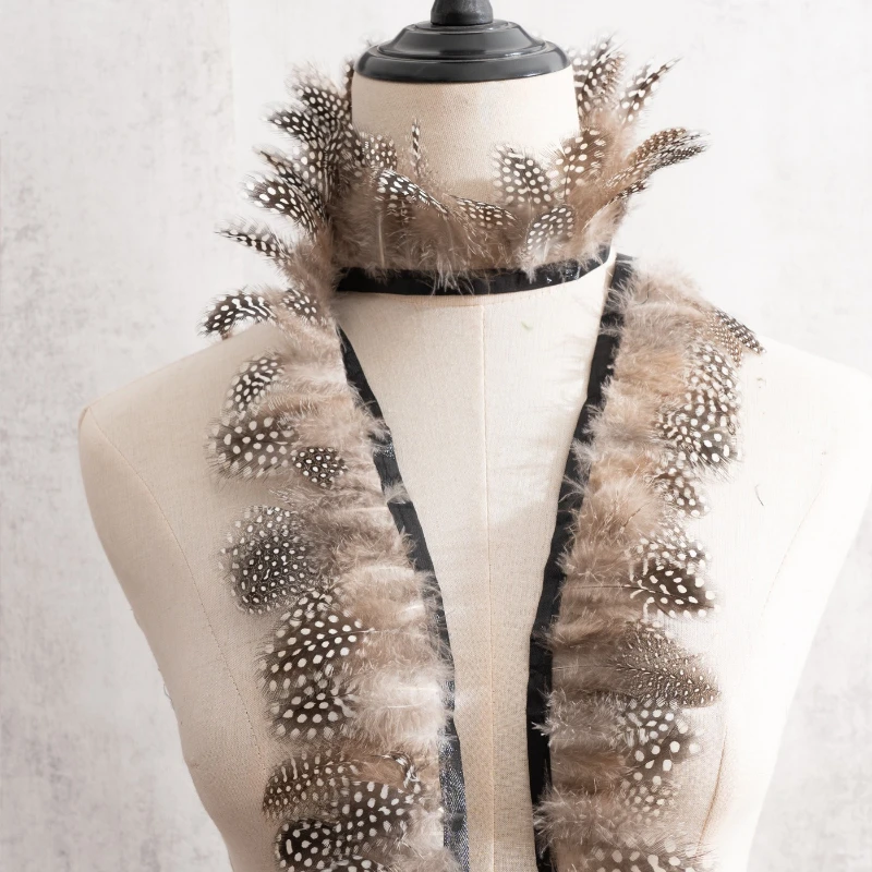 

Colorful Feather Fringe Trim for Costumes, Bohemian Clothing Accessories, DIY Fashion Fabric Border