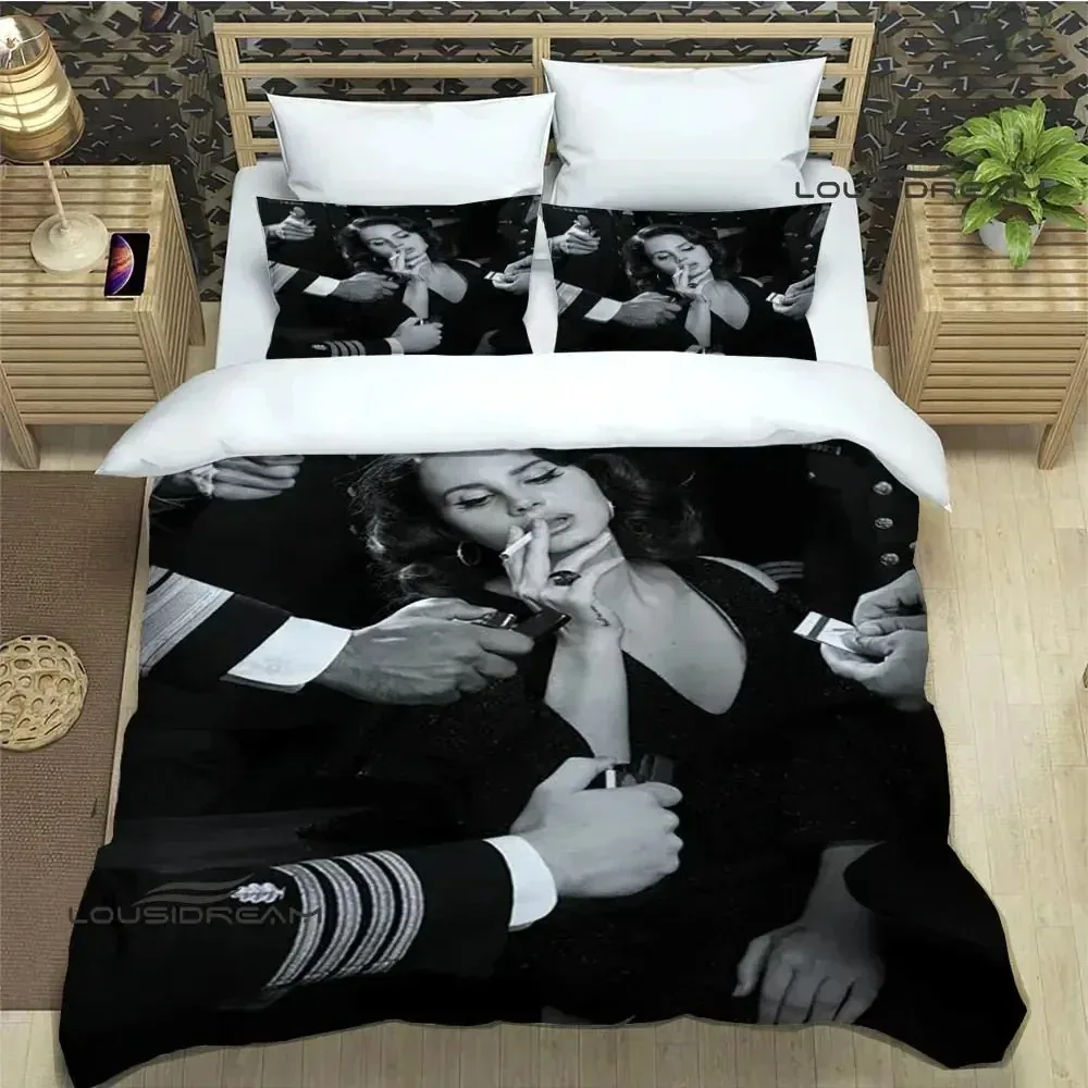 

Lana Del Rey printed Bedding Sets exquisite bed supplies set duvet cover bed comforter set bedding set luxury birthday gift