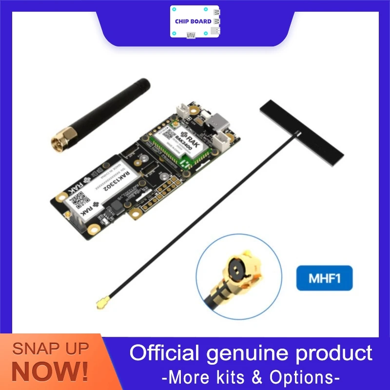 

RAKwireless WisMesh 1W Booster Starter Kit for High-Power Meshtastic Builds