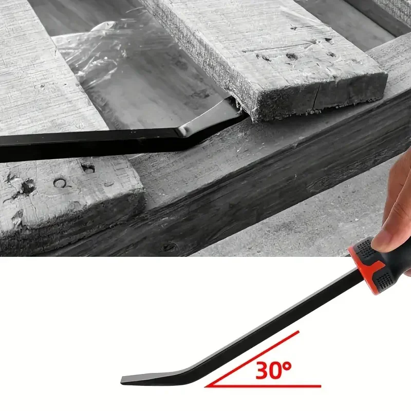 1pc Strumento di riparazione pneumatici multifunzionale Barra di leva con tappo a impatto e impugnatura antiscivolo Rimozione del chiodo Tirando la
