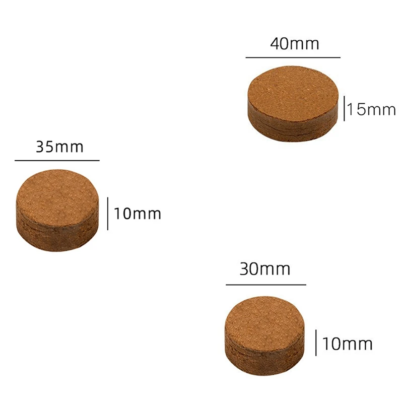 30X10mmcoconut Husk Blocks: Coconut Husk Pith For Potting Soil Mixed With Plant (Succulents, Bonsai Soil) Easy Install