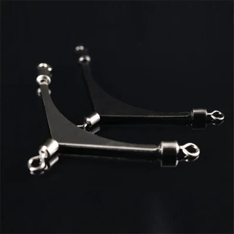 10PCS Fishing Bifurcation Hook Eight-shaped Ring Splitter American Pole Swivel Outdoor Fishing Luya Accessories Fishing Gear