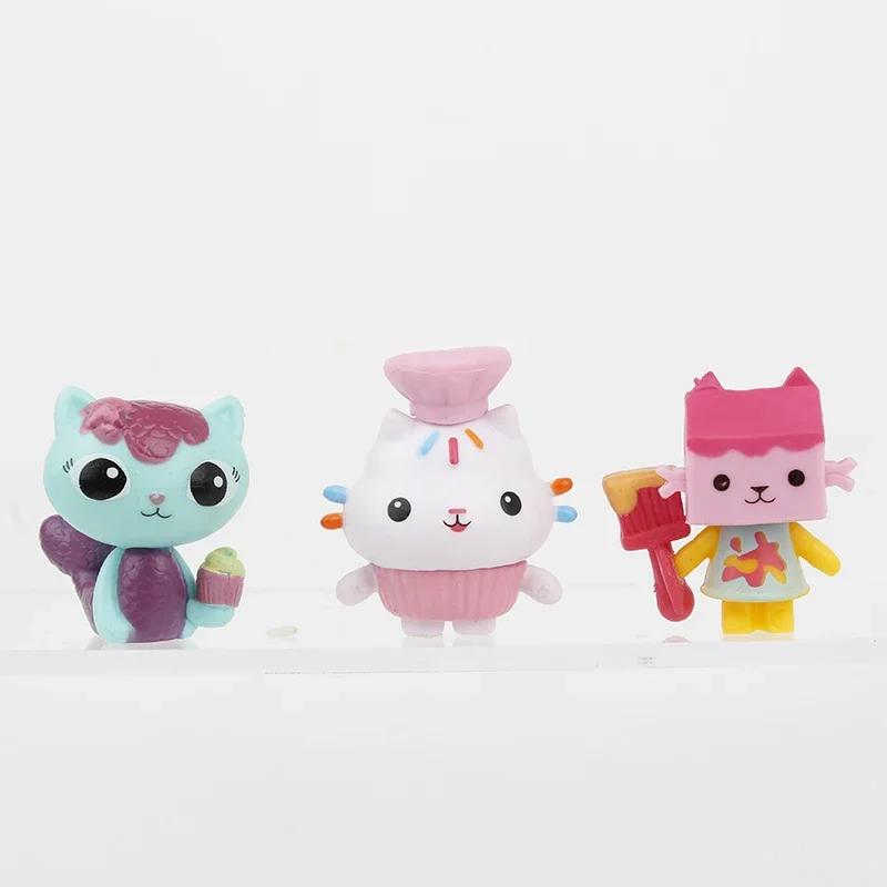 13 Stück V1/2 Gabby Puppenhaus Figur Spielzeug Lächelndes Auto Katze Umarmung Gaby Girl Puppen Mercat Cartoon Actionfigur Kinder Weihnachten Geburtstagsgeschenke – Detail 8