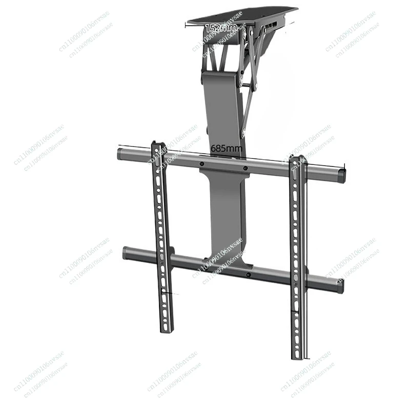 

Электрическое регулируемое потолочное крепление для телевизора Моторизованное откидное крепление для телевизора с шагом на крыше для телевизоров с плоским и изогнутым экраном 32-75 дюймов