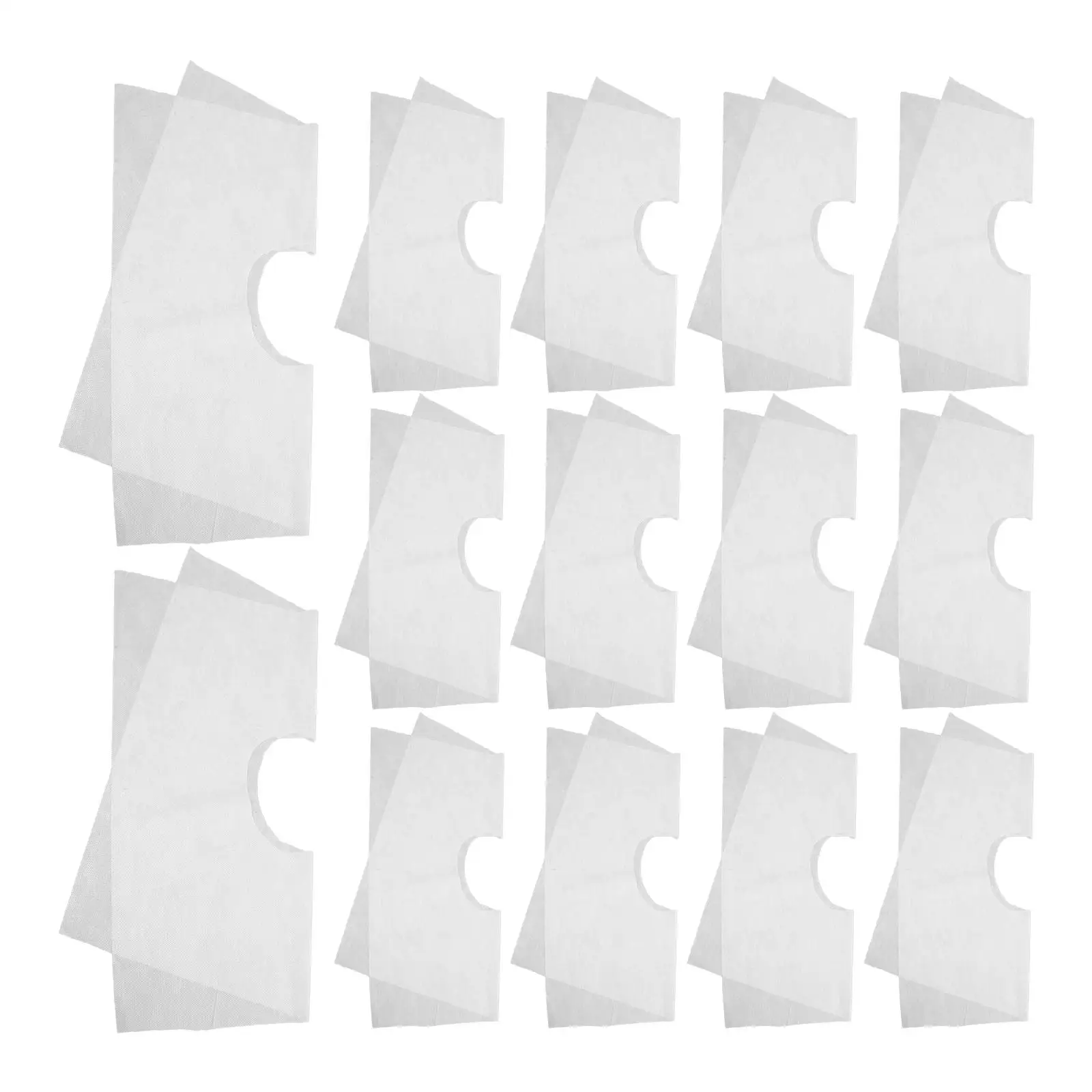 

100 Sheets Hole Towel Face Cover Pad Covers for Salon Headrest Massage Accessory Fiber Cradle Table Replacement