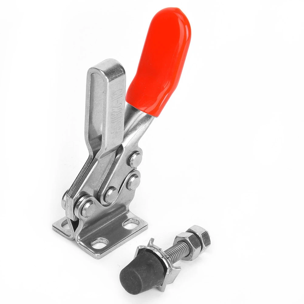 Quick Release Horizontal Toggle Clamp SUS304 Welding Fixture Holding Capacity 280KG