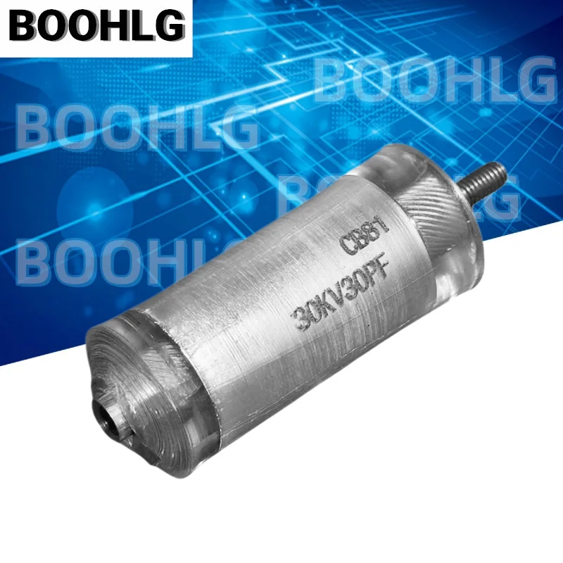 1PCS 30KV 30PF 30pf 30kV High Voltage Thin Film Capacitor Filter Voltage Doubling Pulse CB81 30kV 30P