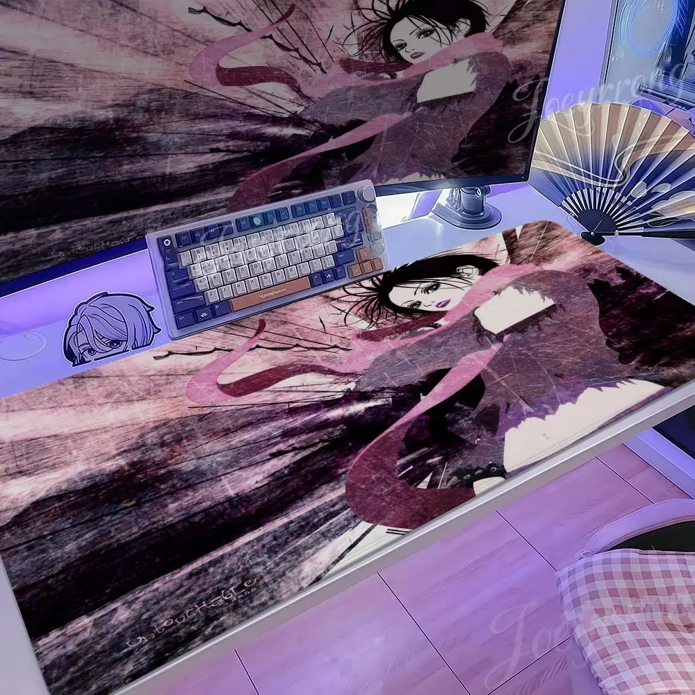 

Коврик для мыши, популярный аниме 1000x500 Taro Sakamoto Days XXL, большие игровые нескользящие офисные коврики для клавиатуры, настольный коврик nana osaki