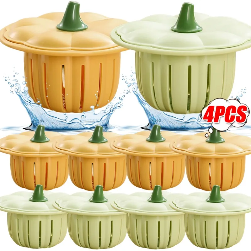 Lavello filtro Cactus Cute Pumpkin Sink Strainer con coperchio Anti Blocking Basin Drain Stopper Basket Waste Collector Hair Catcher