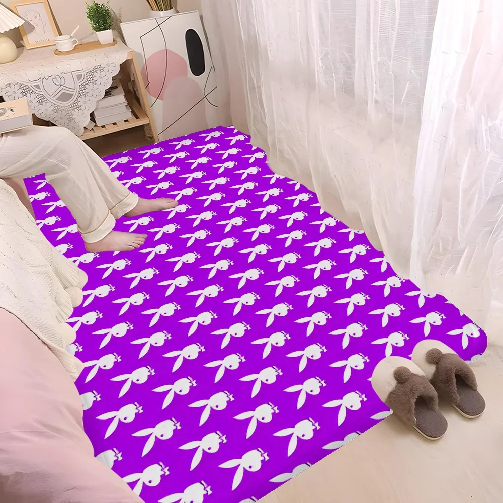 Sexy Girl P-Playboy Magazine Floor Mat Bathroom Mat Kids Room Bedroom Decoration Balcony Anti-Slip Doormat Living Room Rug