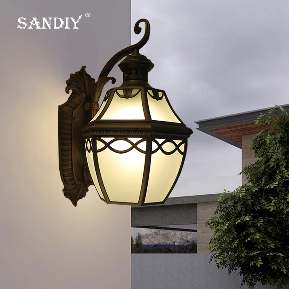 

Factory Stock European Wall Lamps Garden Lamps Small House Villa Lamps Front Door Aisle Lamps Corridor Chinese Wall Lamps