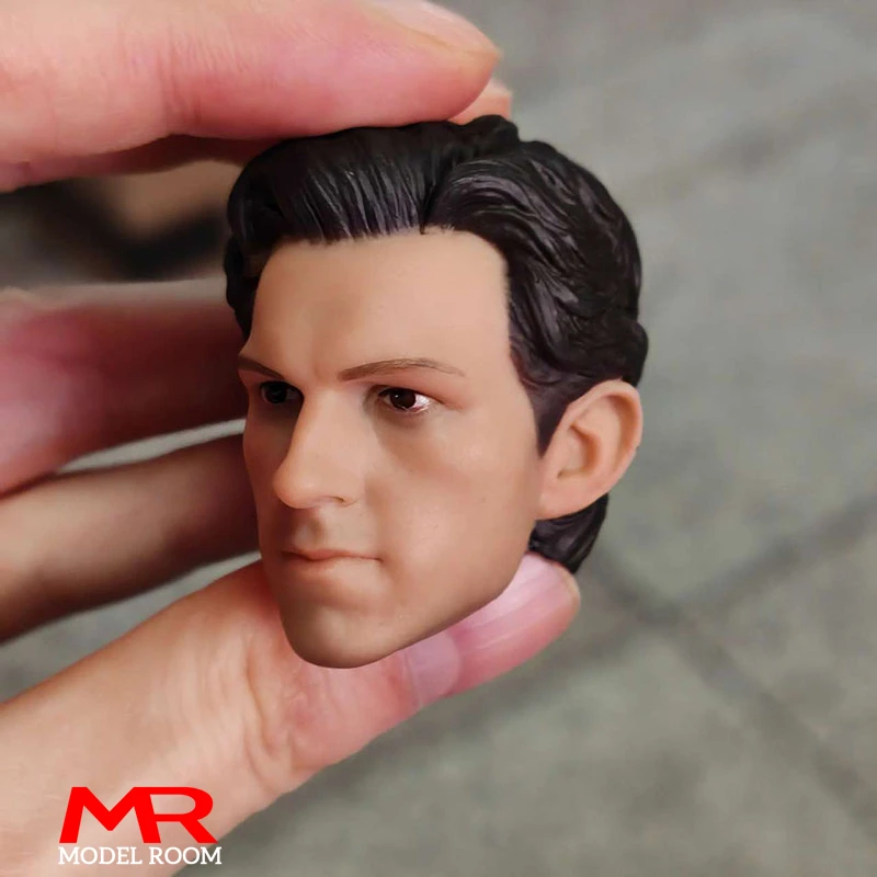 1/6 Skala Tom Holland PVC Kopf Sculpt Männliche Kopf Carving Modell Fit 12'' Soldat Action Figur Körper Puppen