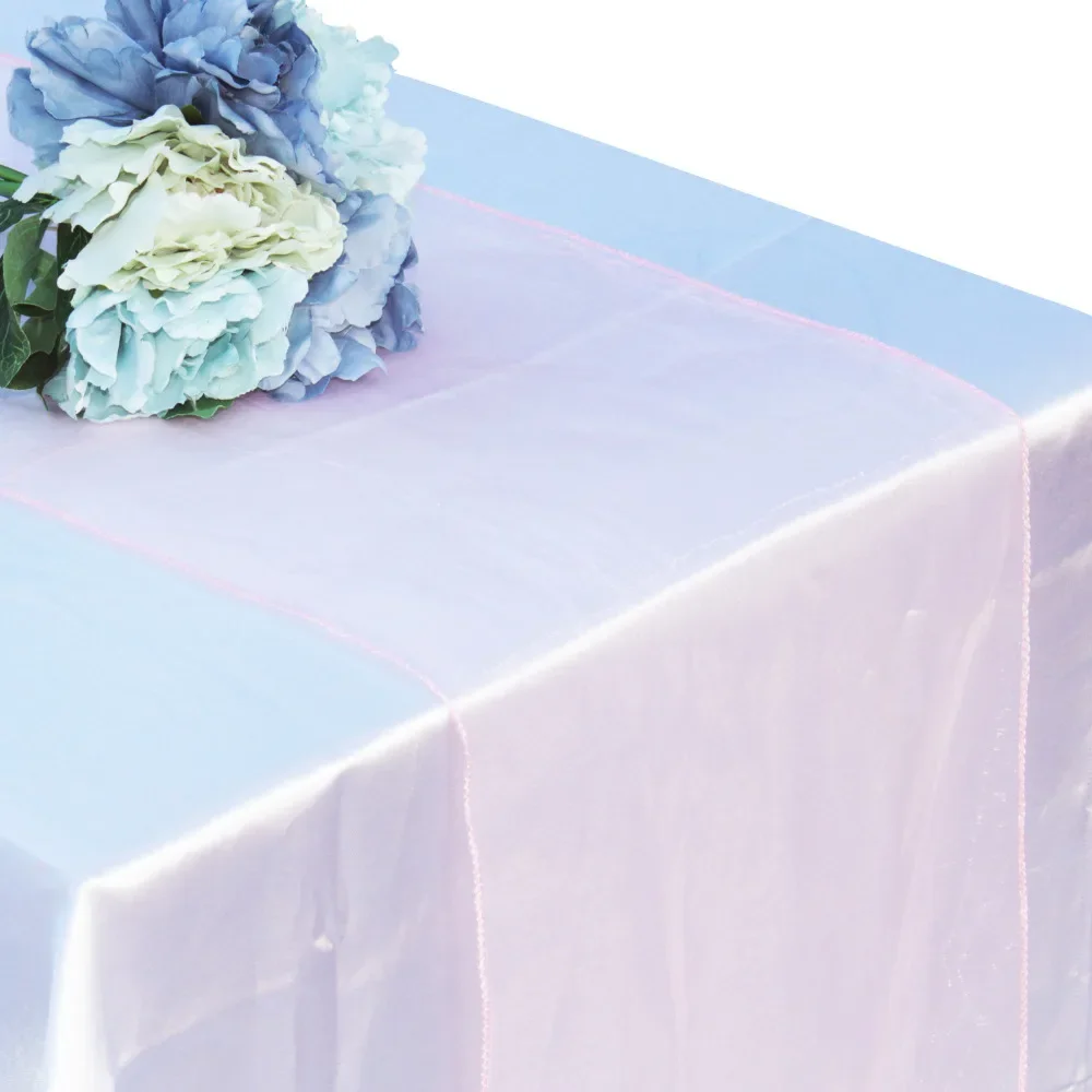 31 Colors Organza Table Runner Soft Sheer Fabric Chair Bows Swag Wedding Event Xmas Party home Banquet Table Decor 12