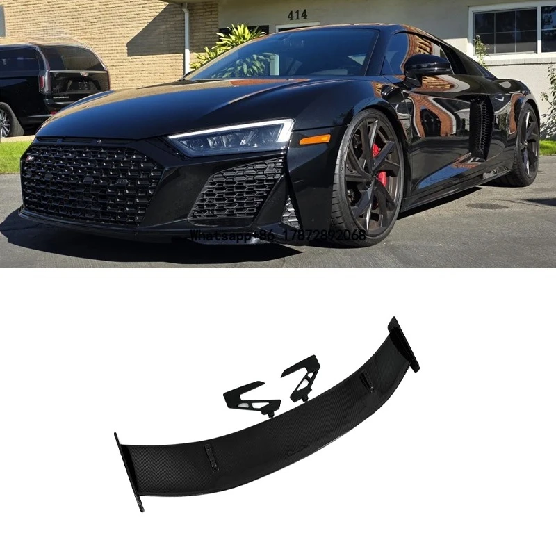 

R8 Dry Carbon Fiber Body Kits Rear Wing Rear Spoiler for R8