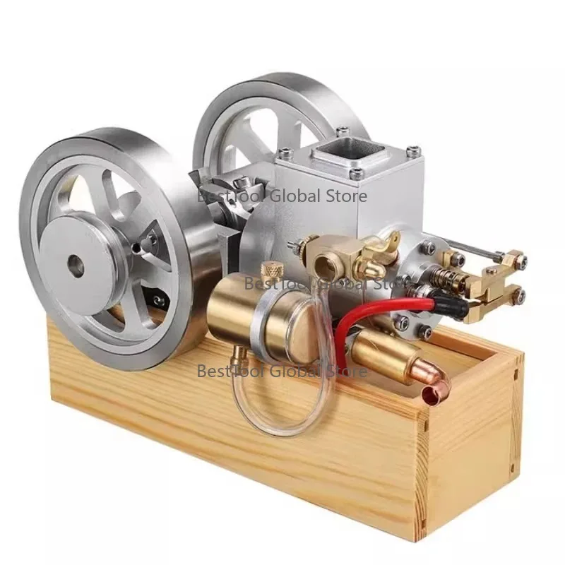 Horiz-ontally Opposed Twin-Valve Engine Model Detonation-Type High-Performance Full-Throttle Ad-justable Speed 14+ Me-tal Toy