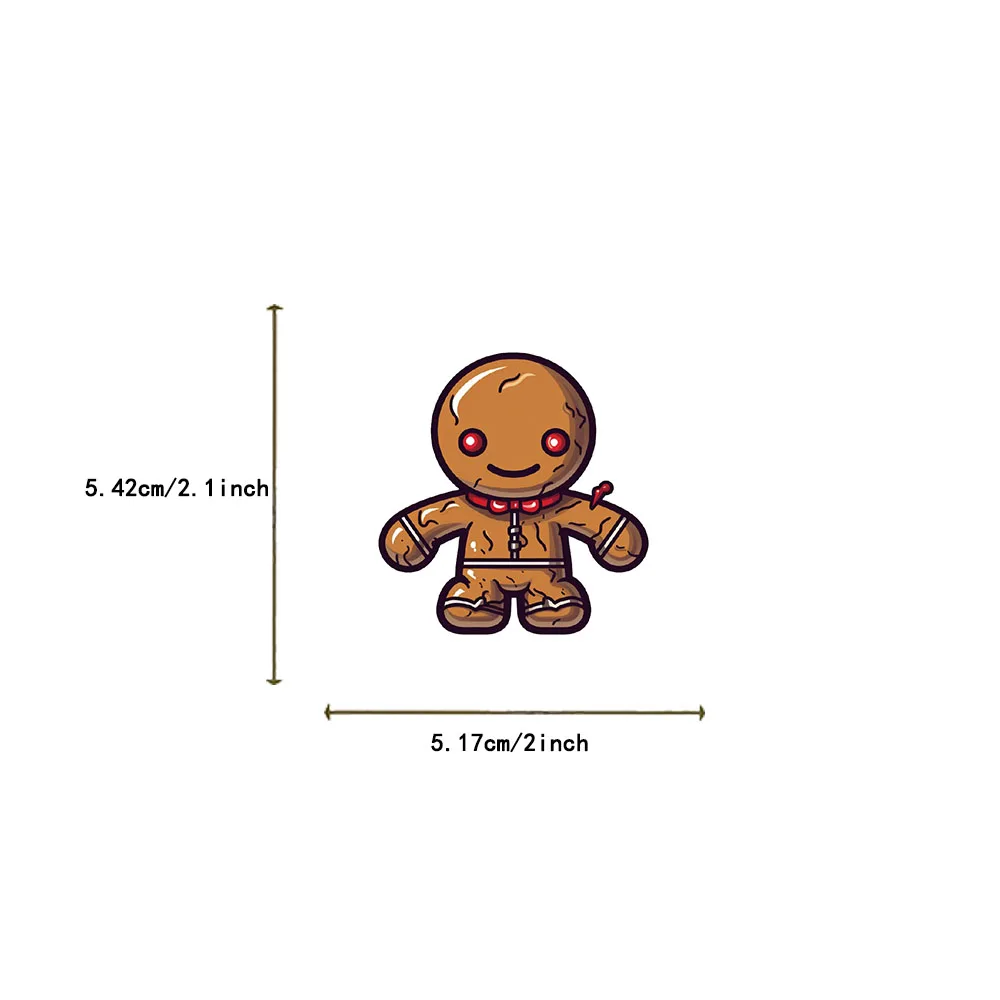 50PCS Gingerbread Man Stickers Cute Christmas Cartoon DIY Luggage Laptop Skateboard Motorcycle Bicycle Graffiti Stickers Toy