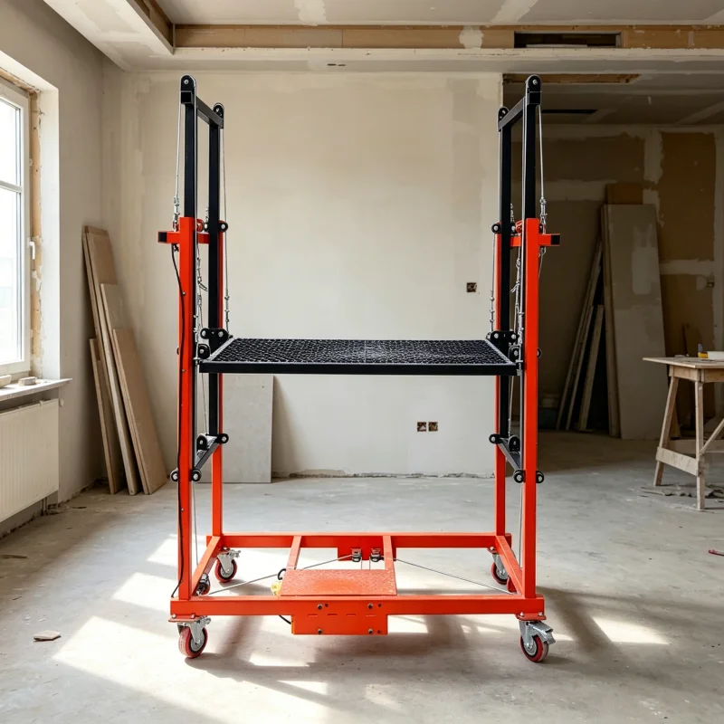 Electric Scaffolding Manufacturer 500kg Load Capacity Motorized Lifting Platform Automatic Construction Scaffold Factory Sale