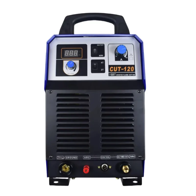CUT-120 Handhelder or CNC Dual Purpose Plasma Cutter with P80 180° Straight Machine Torch