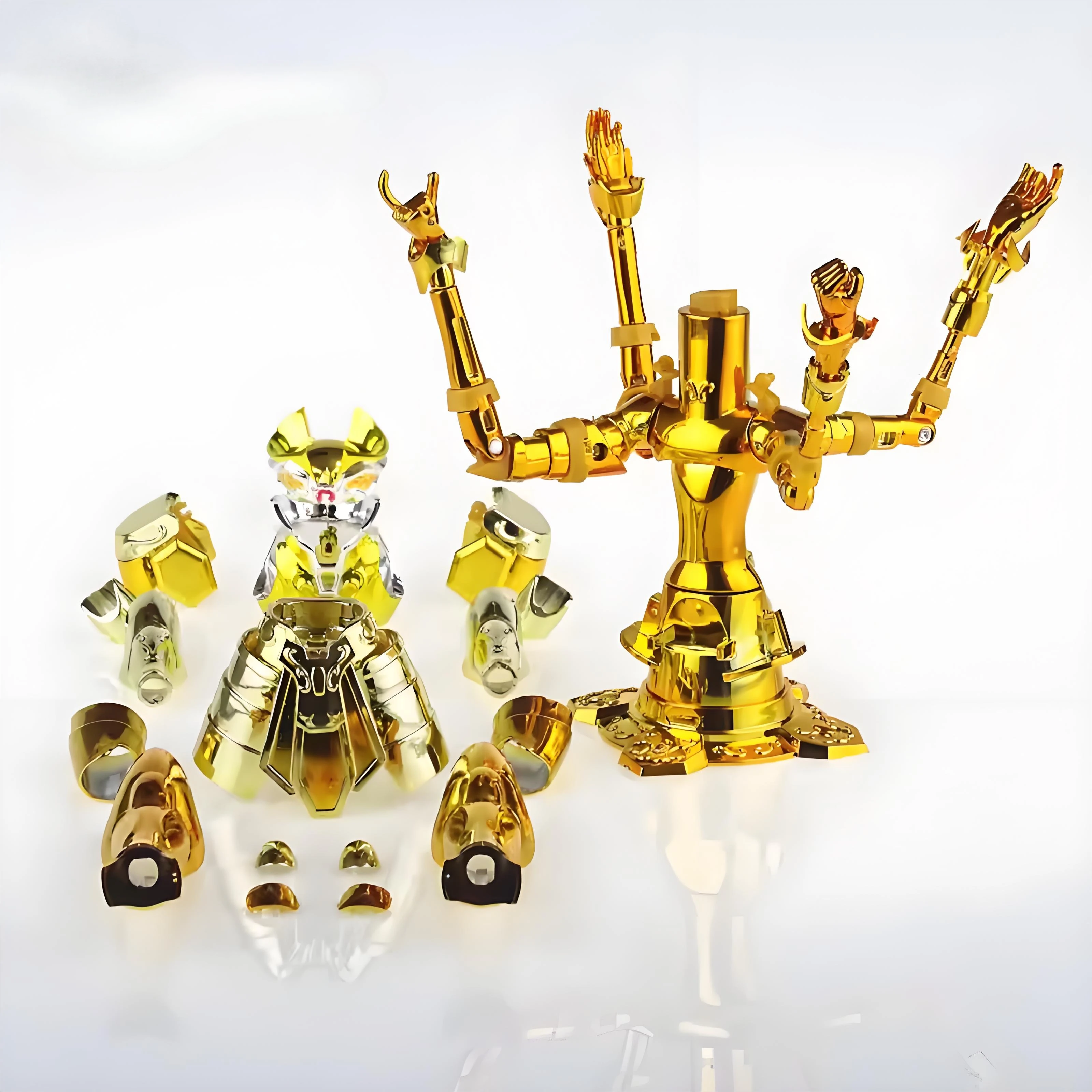 

В наличии: Экспрессивная фигурка CS Gemini Saint Cloth Hanger + 1 комплект святого доспеха/золотого святого доспеха Myth EX, модель из сплава, экшн-фигурка